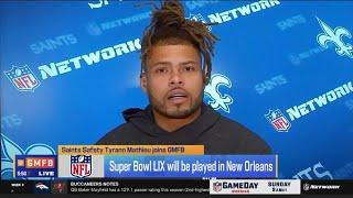 GMFB | Tyrann Mathieu tells Kyle Brandt on Saints' Super Bowl hopes in hometown New Orleans