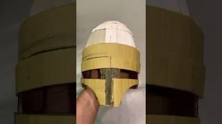 Шлем Мандалорца из Картона Своими Руками 3 | Mandalorian Helmet from Recycled Cardboard Ep 3 #shorts