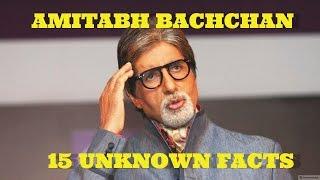 15 Unknown Facts About Amitabh Bachchan MUST WATCH INSPIRING | FAME DIARIES