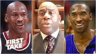 Magic Johnson explains why Kobe Bryant is the closest comparison to Michael Jordan | First Take