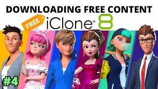 Downloading Free Content in iClone | Part 4 | Boost Your Animation Arsenal with Exciting Assets 2023