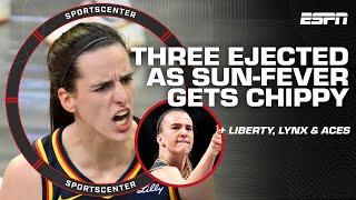 Caitlin Clark & Sabrina Ionescu HOOPIN'  + Fever coach CALLS OUT 'bad officiating' | SportsCenter