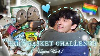 MAKING EACH OTHER "BRR" BASKETS! (GAY COUPLE) VLOGMAS WEEK 1