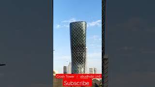 The capital gate Tower Abu Dhabi beach ️️