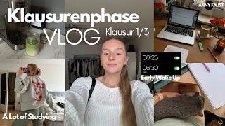 Study Vlog | Erste Klausur - 6:30 am Morning Routine - Lernmethode | Klausurenphase | Anny Faust