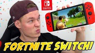 FORTNITE AUF NINTENDO SWITCH! - Fortnite Switch GAMEPLAY