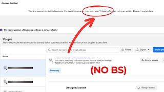 Remove Facebook Business Manager Admin Before 7 Days | Super Easy Way