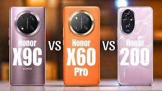 Honor X9c Vs Honor X60 Pro Vs Honor 200