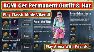 Get Permanent Outfit & Hat In BGMI | Play Classic Mode Vikendi 2 Times