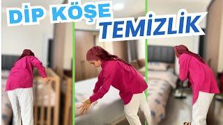 Dip Köşe Ev Temizliği Yaptım  Halıların Altını Sildim | TEMİZLİK VLOG