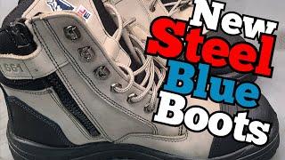 Upgrade for the Feet, SteelBlue Southern Cross zip up work boots.