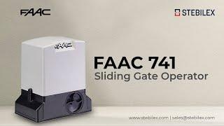 FAAC 741 Sliding Gate Operator | Sliding Gate Automation | Stebilex | Dubai | UAE #gateautomation