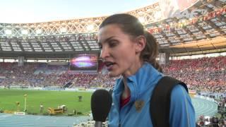 Moscow 2013 - Anna CHICHEROVA RUS - High Jump Women - Final Bronze