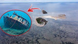 The TAIWAN SHIP SUNKEN in this MYSTERIOUS ISLAND in Philippines.