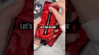 Let’s pack an order together  #makeup #lipstain #liptint #cosmetics #beauty #smallbusiness #otaku