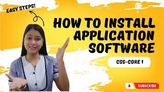 How to Install Application Software (Easy Steps) #computersystemservicing