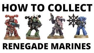 How to Collect RENEGADE Space Marines in Warhammer 40K? Red Corsairs, Renegade Raiders + Primaris?