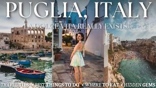 BEST OF PUGLIA | things to do, itinerary, where to eat, hidden gems, best beaches & beautiful towns