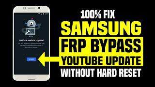 Fix Samsung Frp Bypass YouTube Update Problem