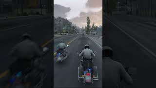 Полицейские мотоциклы Дорожного Патруля в пути на инцидент  #юдди #gta #yddy #юдди #gtarp #gta5