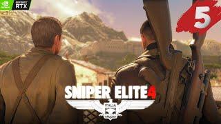 Sniper Elite 4  Прохождение #5 ● МОНАСТЫРЬ АБРУНЦА ● [4K 60ᶠᵖˢ]