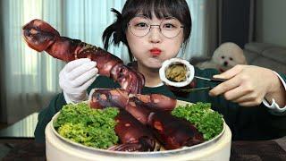 Whole Steamed Squid| Mukbang Asmr