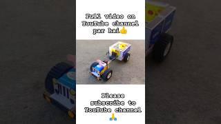 How to make matchbox tractor trailer at home #shorts