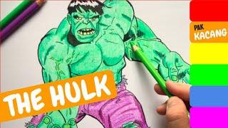 HULK! How to draw The Incredible Hulk from The Avengers /// Pak Kacang