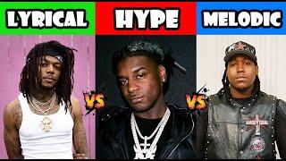 LYRICAL vs HYPE vs MELODIC Rappers! (2024)