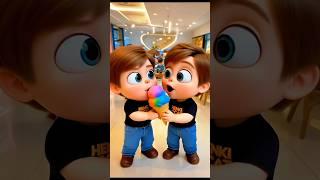 everything must be shared with brother #funny #cartoon #cute #animation #comedy #trending #shorts
