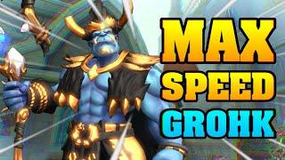 MAX SPEED GROHK GOES ZOOM!!! - Paladins Grohk Gameplay