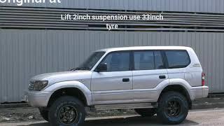 Toyota Prado 95 solid axle swap