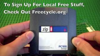 Zip Disk Unboxing/Unwrapping