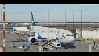 CATHAY PACIFIC A330-300 FLIGHT OPS SHANGHAI - BAIYUN #xplane12