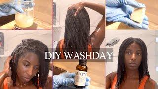 My 4C DIY Washday. DIY Shampoo & Conditioner