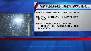 CDOT warns about adverse driving conditions due to snow