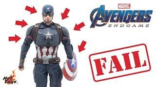 D23 EndGame Captain America Hot Toys FAIL & Comparison