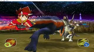 Dinosaur King Wake Up! New Power! Eocarcharia stage 2 gameplay Halloween Special