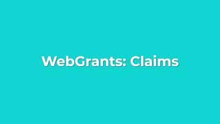 WebGrants: Claims