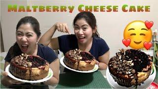 #how #ofw #homecooked How to make Malteser and Blueberry Cheese Cake / Easy Cheese Cake Recipe