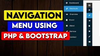 How to Make Navigation Menu With Active class Using PHP