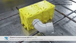 B² Precast concrete - System magnet - Insertion work