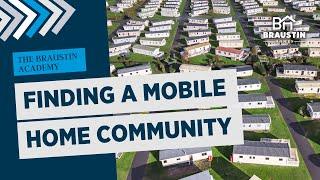 Finding a Mobile Home Community