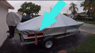 New Trailer Bunk Guide-on's for the Mako Pro Skiff 17