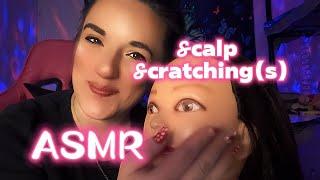 ASMR your bestie relaxes you with ALL the Scalp scratching massages (fast aggressive)