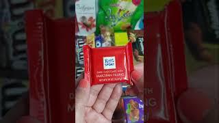 Ritter Sport Dark Chocolate with Marzipan Filling #shorts