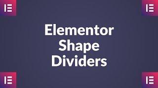 Elementor Page Builder Plugin - Shape Dividers