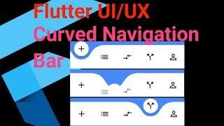 Flutter UI/UX: Curved Navigation Bar