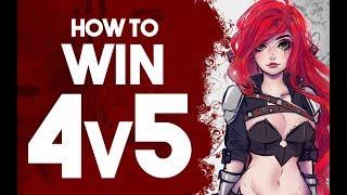 Katlife | HOW TO WIN A 4v5 - SUPER INFORMATIVE KATARINA GAMEPLAY