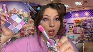 ASMR CLAIRE’S GIRL Does Your Makeup And Nails (roleplay)